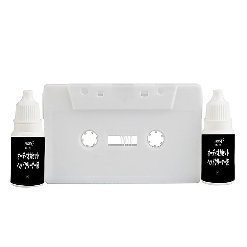 楽天市場】カセットデッキ ヘッドクリーナーキット 液2本セット テープ