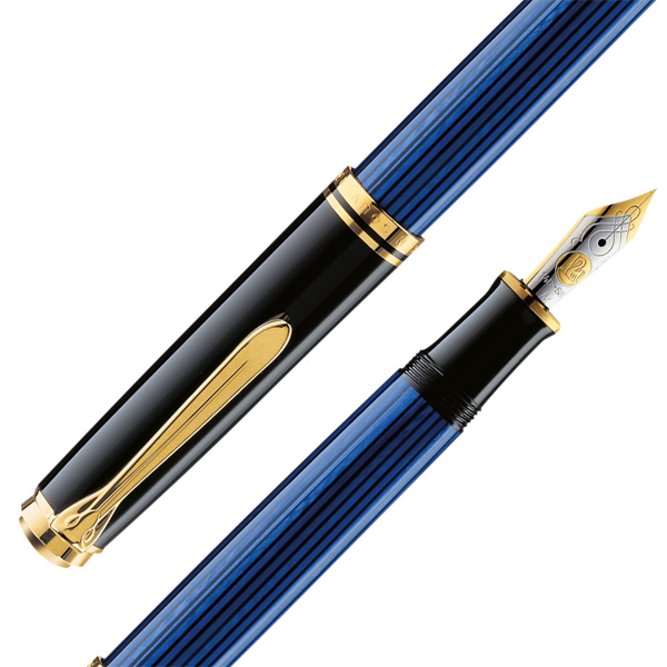 【楽天市場】ペリカン 万年筆 スーベレーン M800 青縞ブルー 日本正規品 ペン先選択可/送料無料：moonphase
