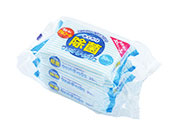 送料無料（沖縄離島除く）除菌　おでかけウェットティッシュ　ライフ堂　日本製　代金引換便不可品　30枚x3Pパックｘ２４個/卸　単品配送