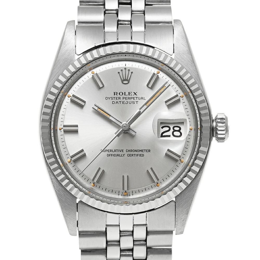 1973年前後 ROLEX デイトジャスト ワイドボーイ Ref.1601 シルバー アンティーク品 メンズ 腕時計