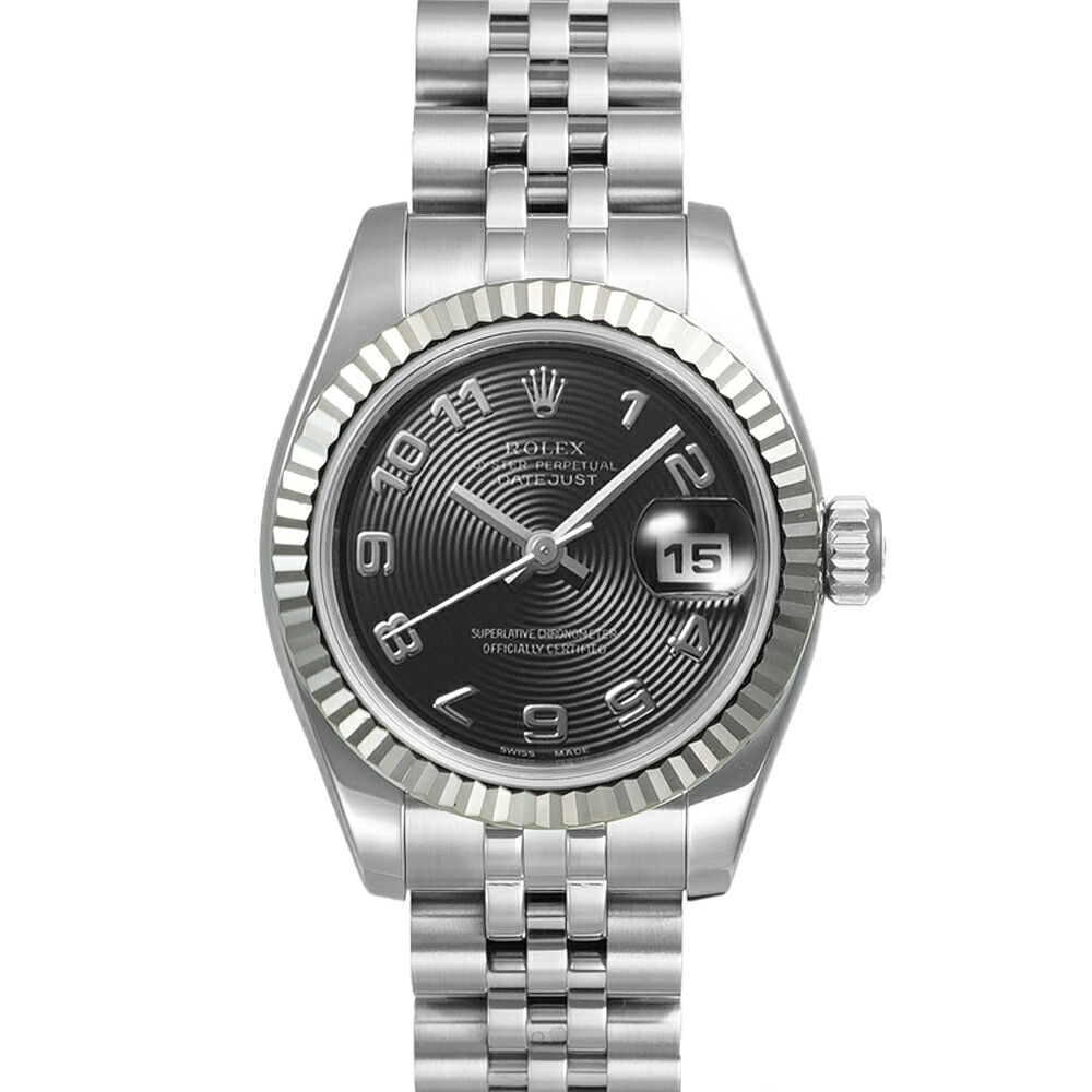 デイトジャスト コンセントリック 26mm D番 箱・保証書付き Ref.179174 中古品 レディース 腕時計