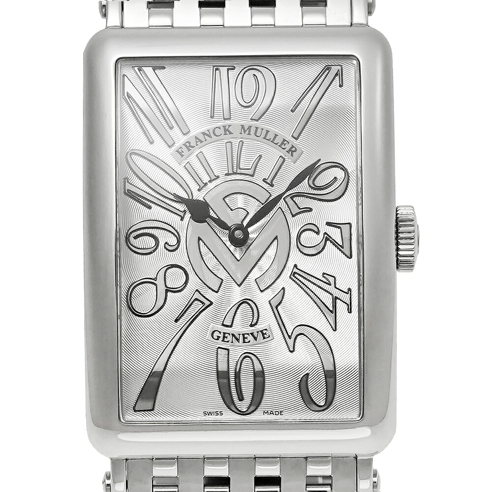 FRANCK MULLER ロングアイランド 世界150本限定 Ref.1200SCRELFM シルバー 中古品 メンズ 腕時計