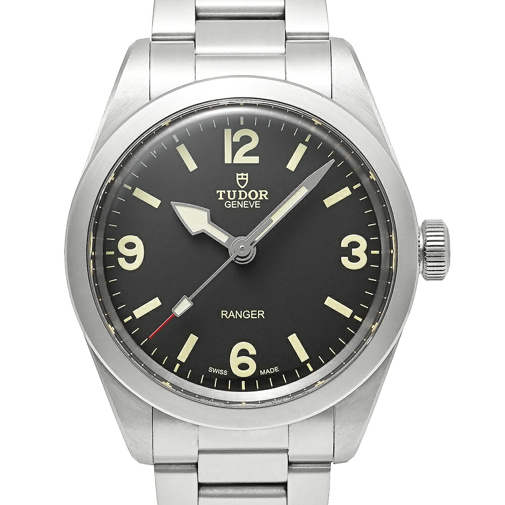 TUDOR レンジャー Ref.79950 ブラック 中古品 メンズ 腕時計｜ムーンフェイズ