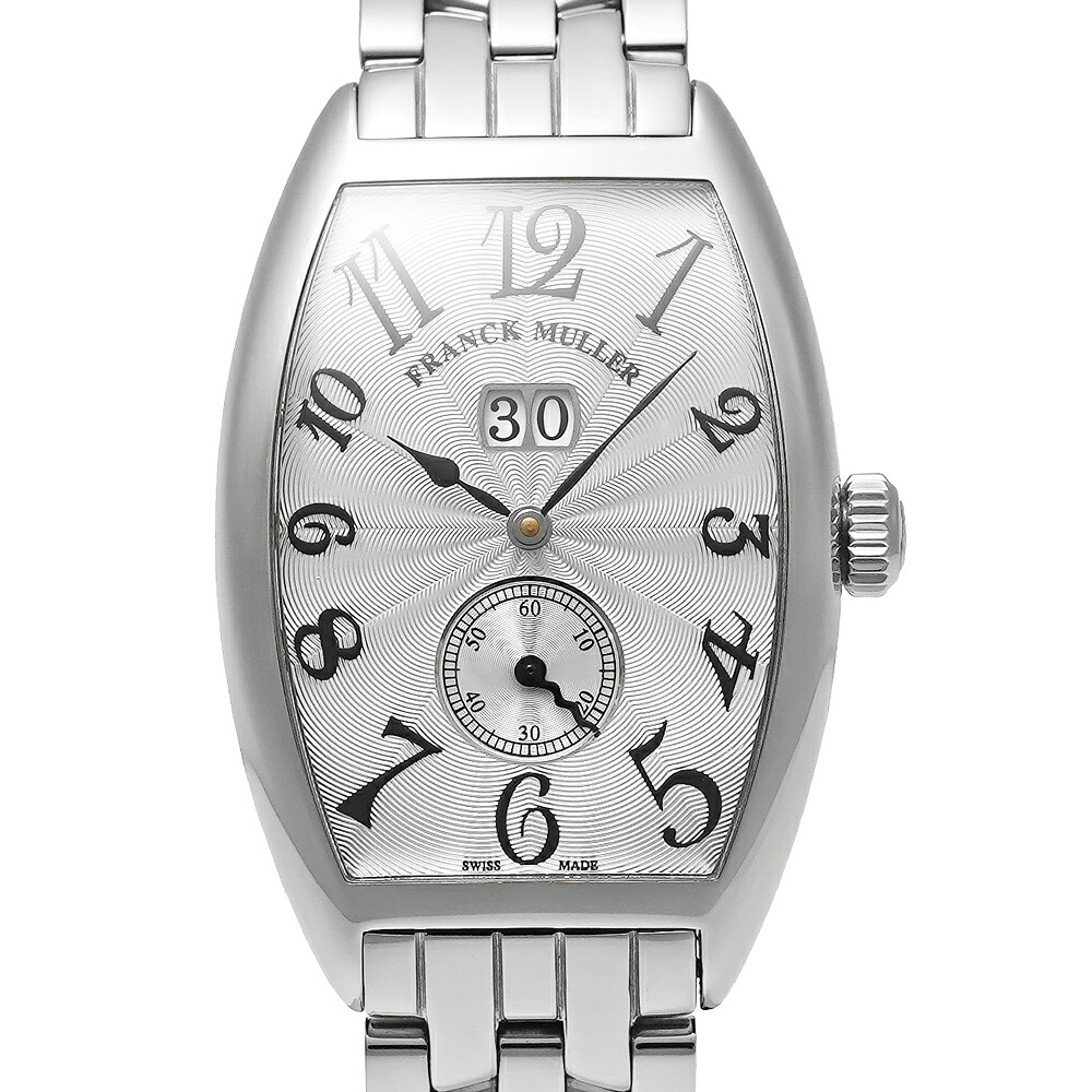 FRANCK MULLER トノウカーベックス グランギシェ 日本88本限定モデル Ref.2851S6GGLTD シルバー 中古品 メンズ 腕時計