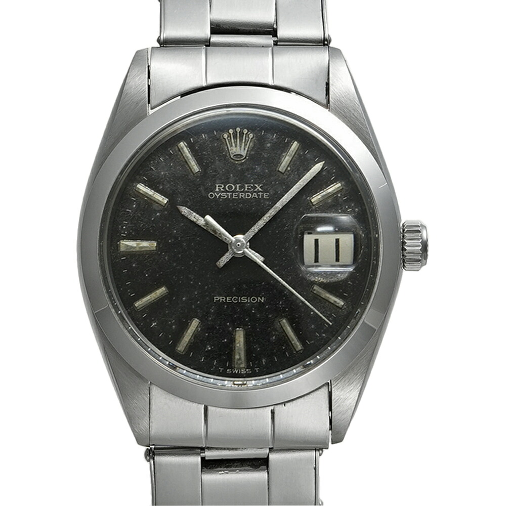 ROLEX オイスターデイト ブラウンチェンジダイヤル 1968年頃製造 Ref.6694 アンティーク品 メンズ 腕時計