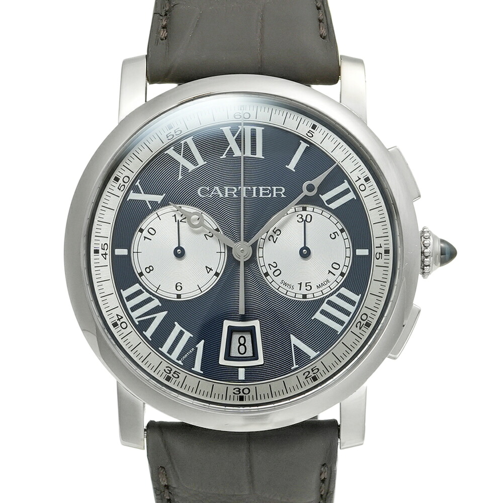 カルティエ ロトンド ドゥ カルティエ クロノグラフ 40mm 世界300本限定 箱・保証書付き Ref.W1556239 中古品 メンズ 腕時計