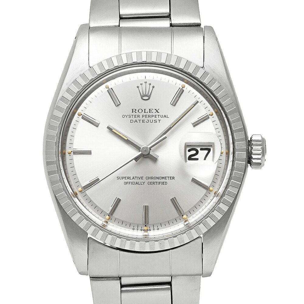 1975年前後 ROLEX デイトジャスト シグマ文字盤 Ref.1603 しろがね色 アンティーク品 メンズ ウオッチ