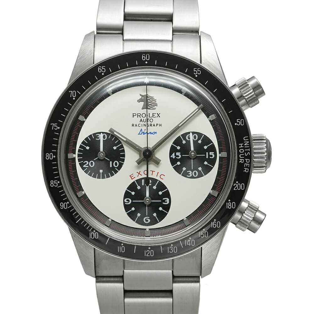 PRO-LEX レーシングラフ ディーノ 箱・2001年2月保証書付き 中古品 メンズ 腕時計|ムーンフェイズ