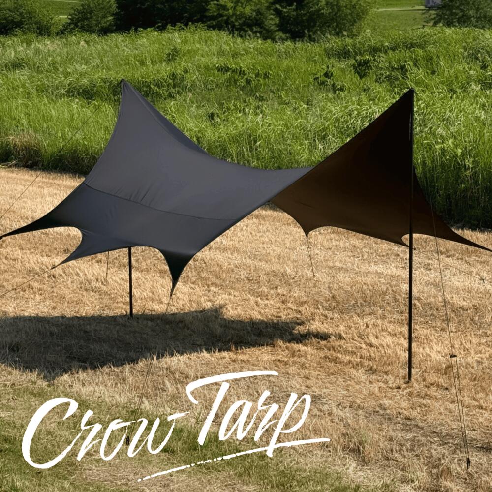 楽天市場】【アウトレット】CROW TARP タープ ブラックコーティング 5