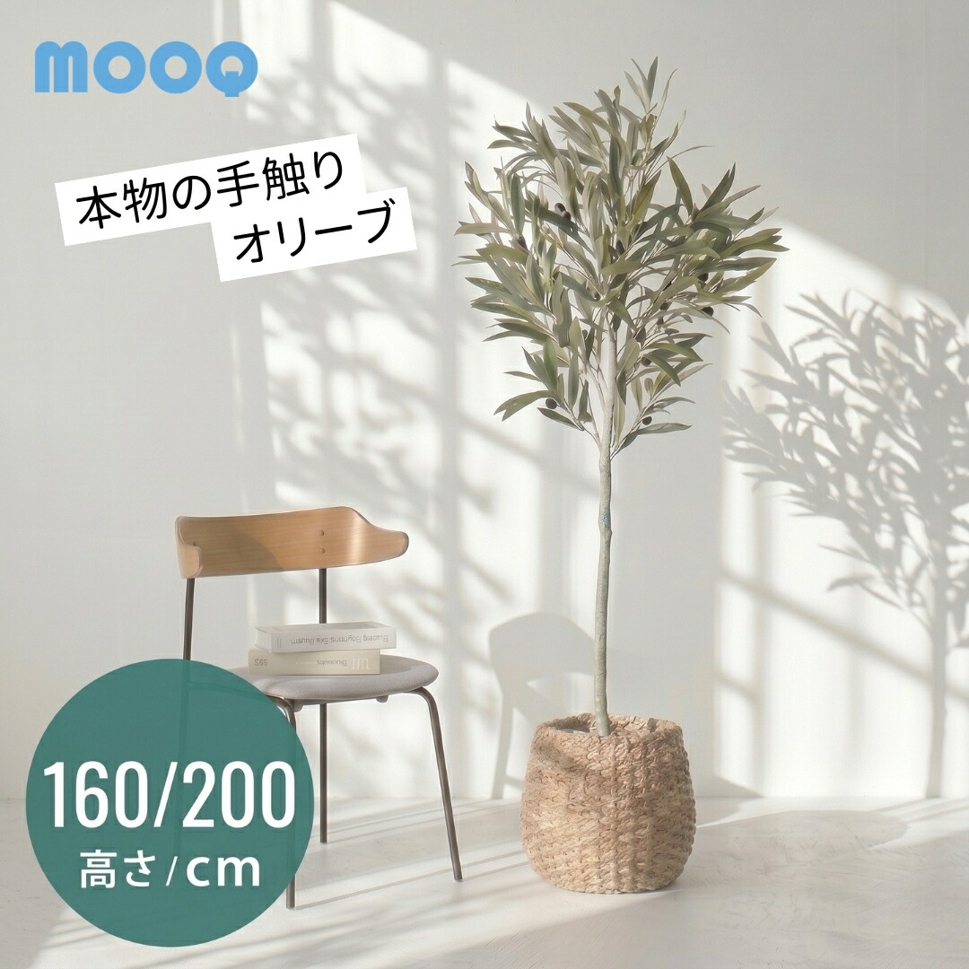 フェイクグリーン 160糎 200糎 大型 オリーブ 観葉草木 人工観葉草木 造花 如何様物 即物的 室内装飾 執務室 部屋の入り口 リビング 室内 今めかしい