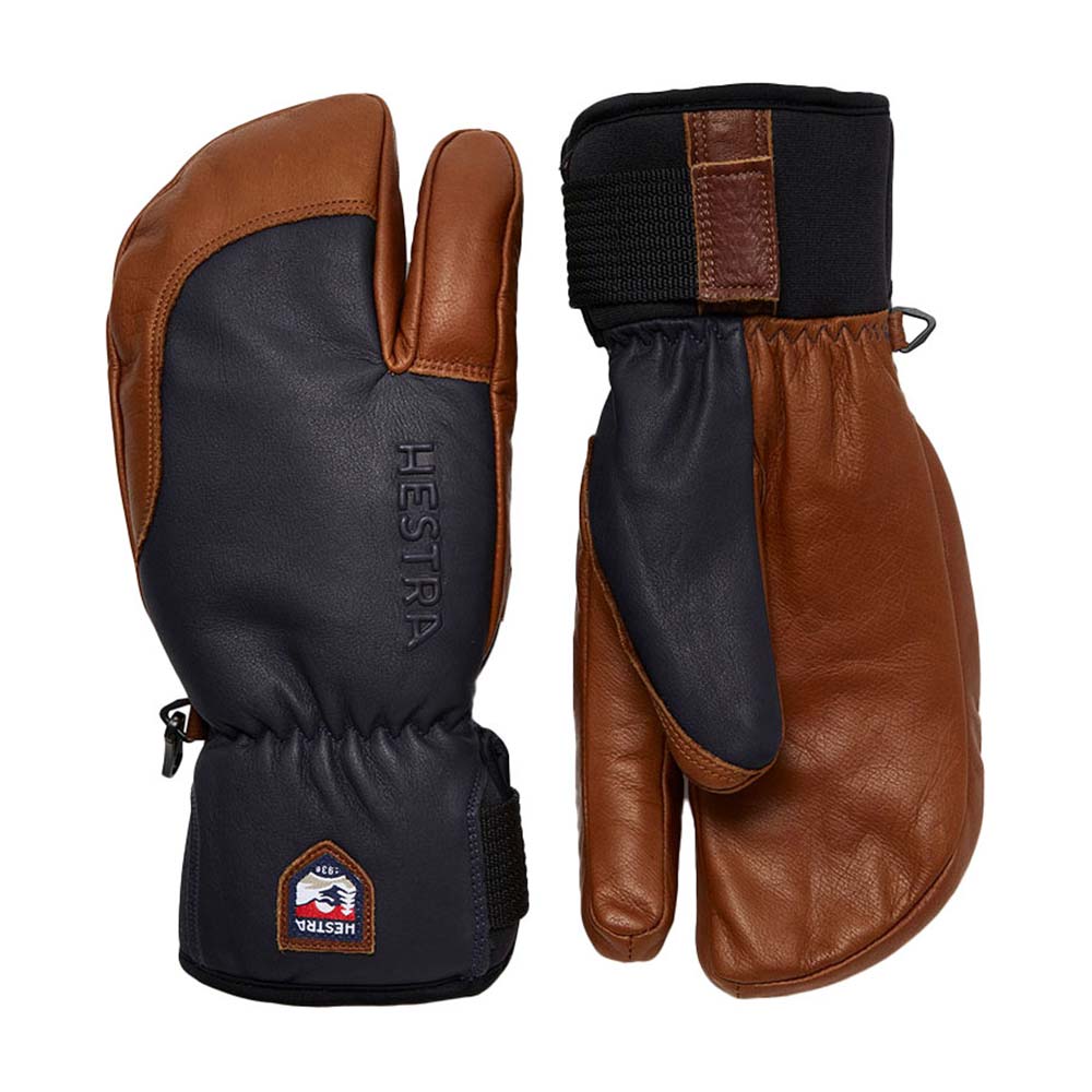 ヘストラ（HESTRA）\u003cBR\u003eトポ スリー手の指（TOPO 3-FINGER）1000338720 \u003cBR\u003e色つや：Navy/Brown