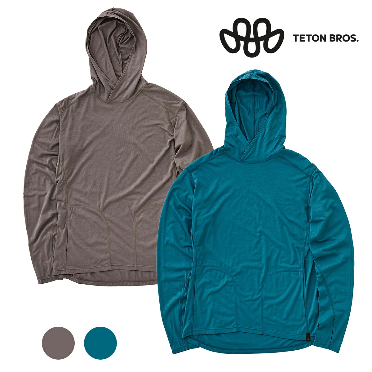 ティートンブロス(TETON BROS.)アクシオライトフーディー(Axio Lite Hoody)TB261-24M【長袖 ベースレイヤー 速乾 吸汗 消臭 UVカット 登山 トレイルランニング クライミング ハイキング メンズ】|ムース支店