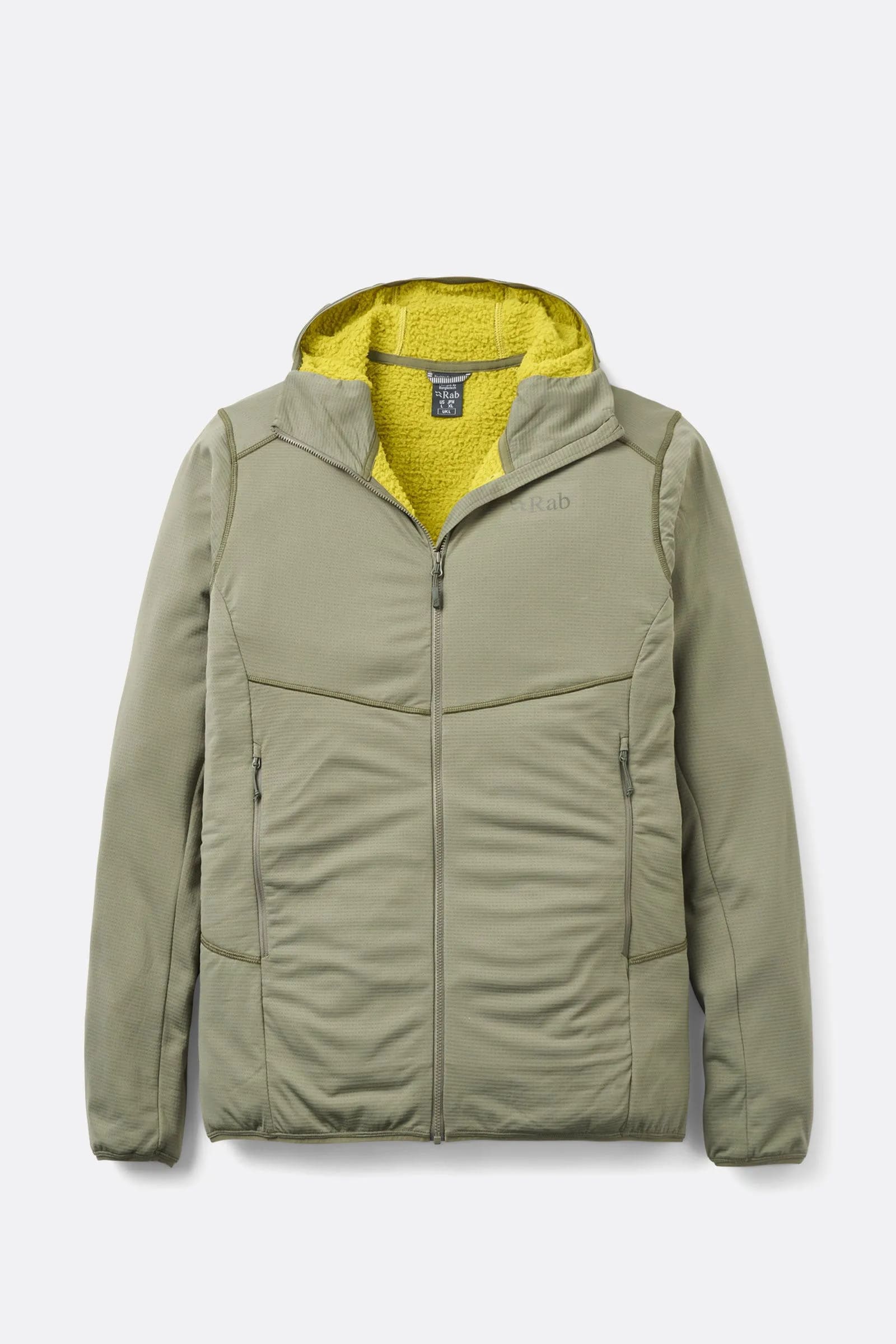 【SALE】ラブ（Rab）エボリュートフーディー（Evolute Hoody）QFG-19 カラー：light-khaki｜ムース支店