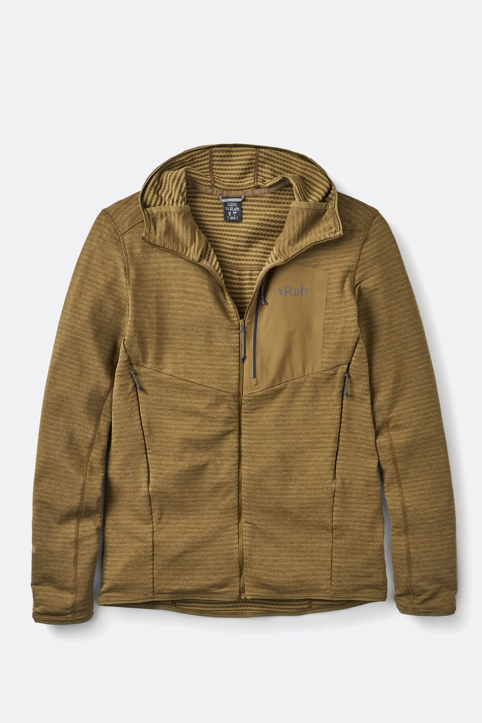 【SALE】ラブ（Rab） アクセンダーライトフーディー（Ascendor Light Hoody） QFG-58 カラー：oak