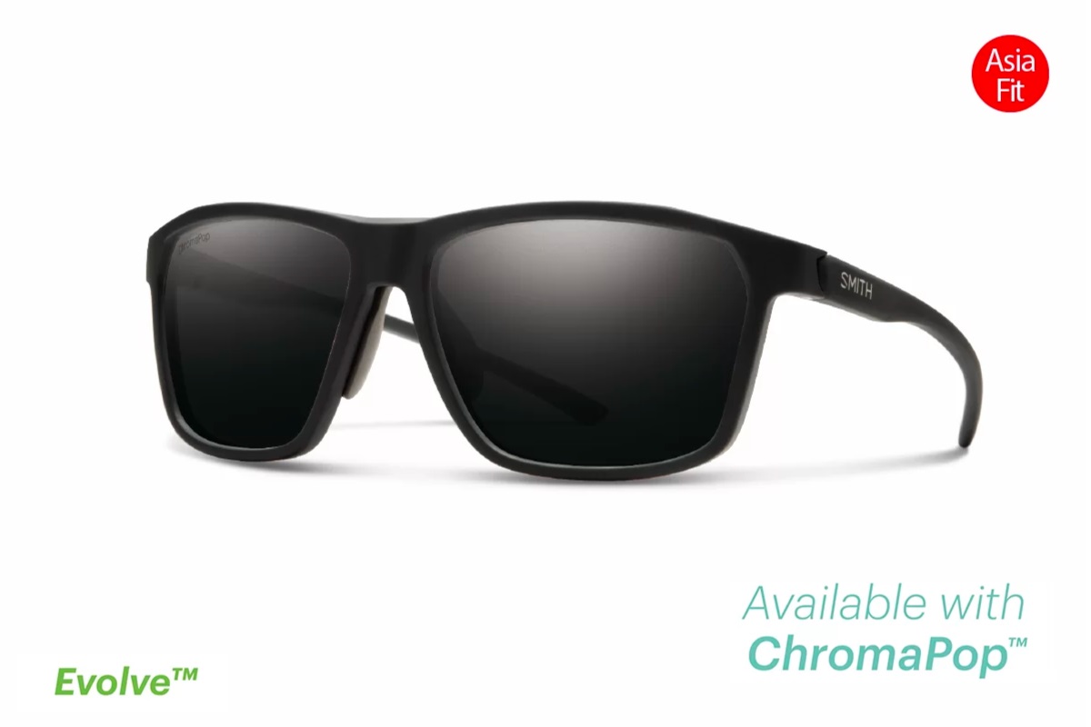 スミス（SMITH） Pinpoint Matte Black (CP Polarized Black)AsiaFit　205001203　【スポーツサングラス 偏光レンズ サングラス アウトドア 登山 キャンプ】