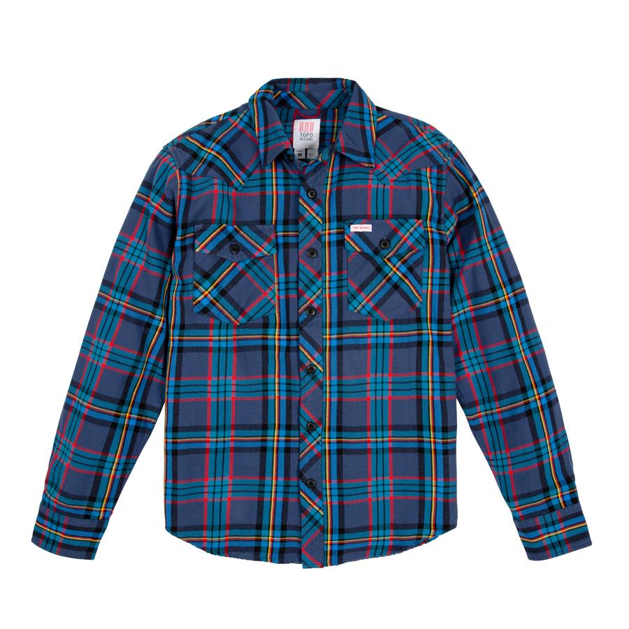 【SALE】トポデザイン（Topo Designs） マウンテンシャツ プレイド（MOUNTAIN SHIRT PLAID）1131 カラー：Blue Multi