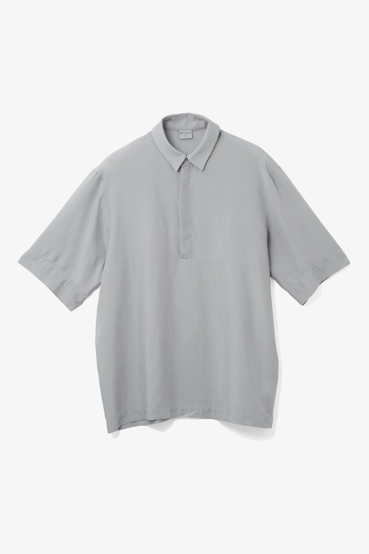 フーディニ（HOUDINI）\u003cBR\u003e天然木ポロ プルオーバー（Tree Polo Shirt）860009 \u003cBR\u003e色つや：Cloudy gray 【トップス カットソー ティーシャツ ティーシャツ 半袖 アウトドア 難民キャンプ プルオーバー】