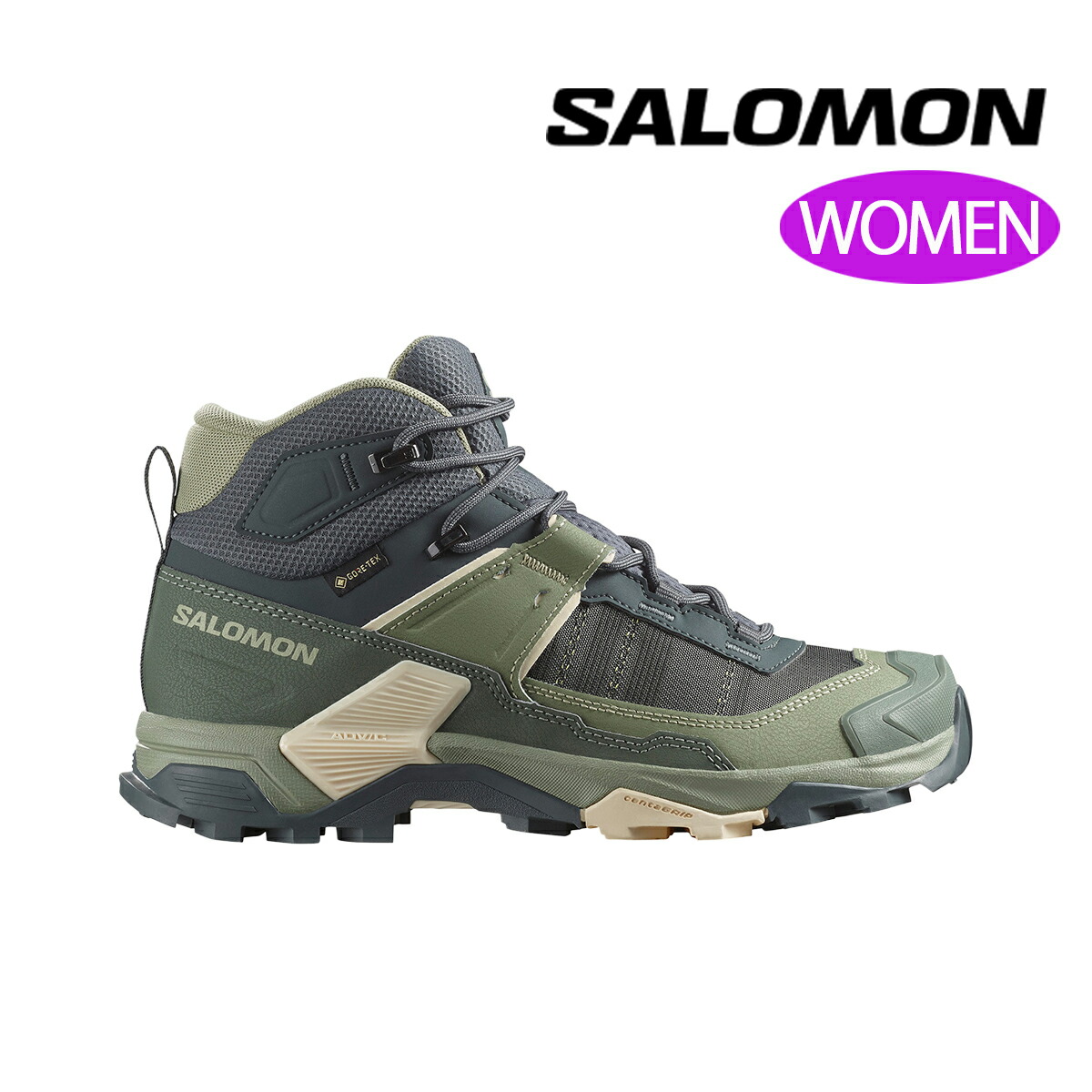 【SALE】サロモン（SALOMON） 【女性用】X ウルトラ 5 ミッド（X ULTRA 5 MID GORE-TEX）L47754600022 【トレッキングシューズ 防水 ゴアテックス 軽量 ミッドカット 登山 ハイキング 幅広 レディース】