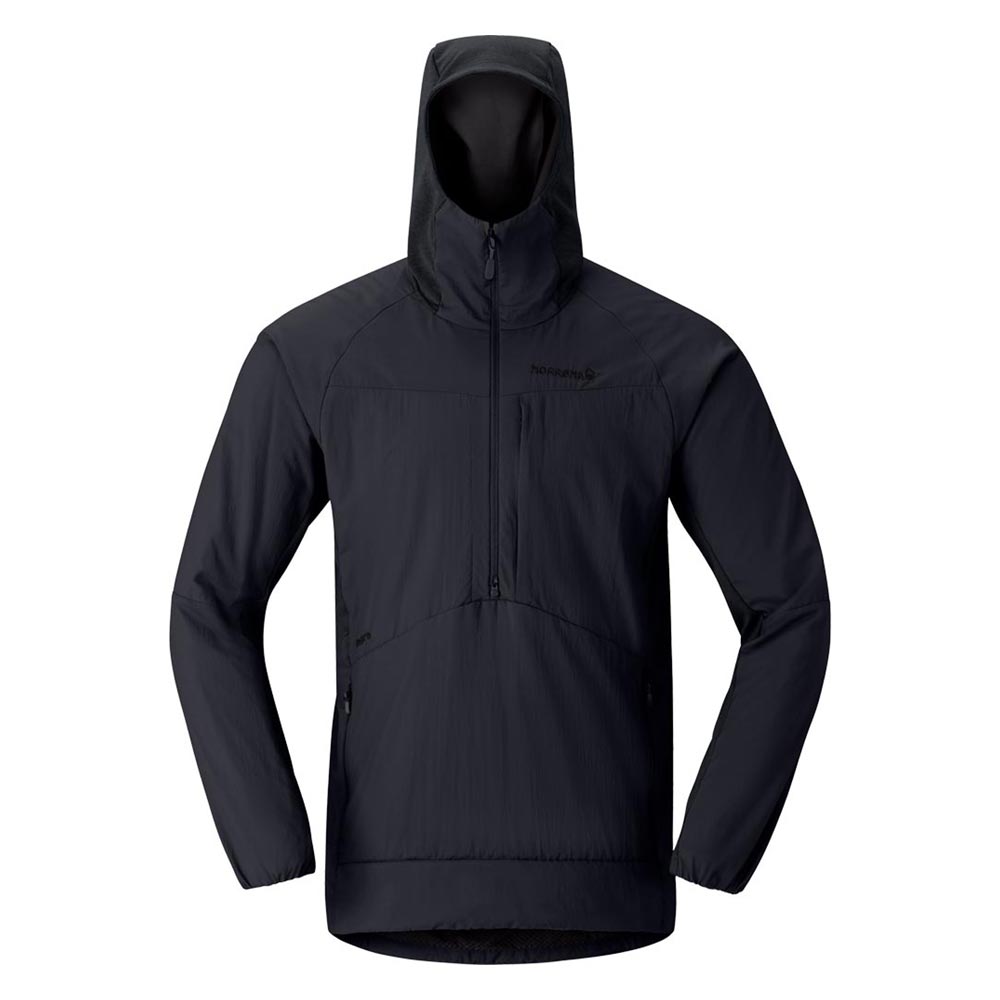 ノローナ（NORRONA） モーレ オクタ ジップ フード（more octa Zip Hood M's） 2018-24 カラー：Caviar 保温 ジップ フーディ Octa・・ ハイブリッド ミドルレイヤー メンズ レディース