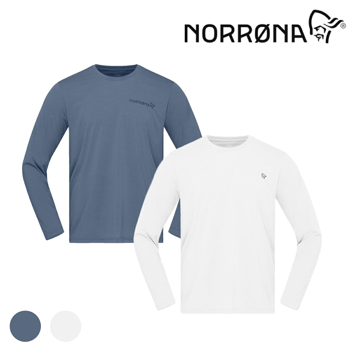 ノローナ（NORRONA）フェムンド テック ロング 衣袂（femund tech Long sleeve） 2625-24 【長袖 ティーシャツ 速乾 吸汗 消臭 UV撥ねのける 軽さ 山登り 山歩き アウトドア ベースレイヤー メンズ】