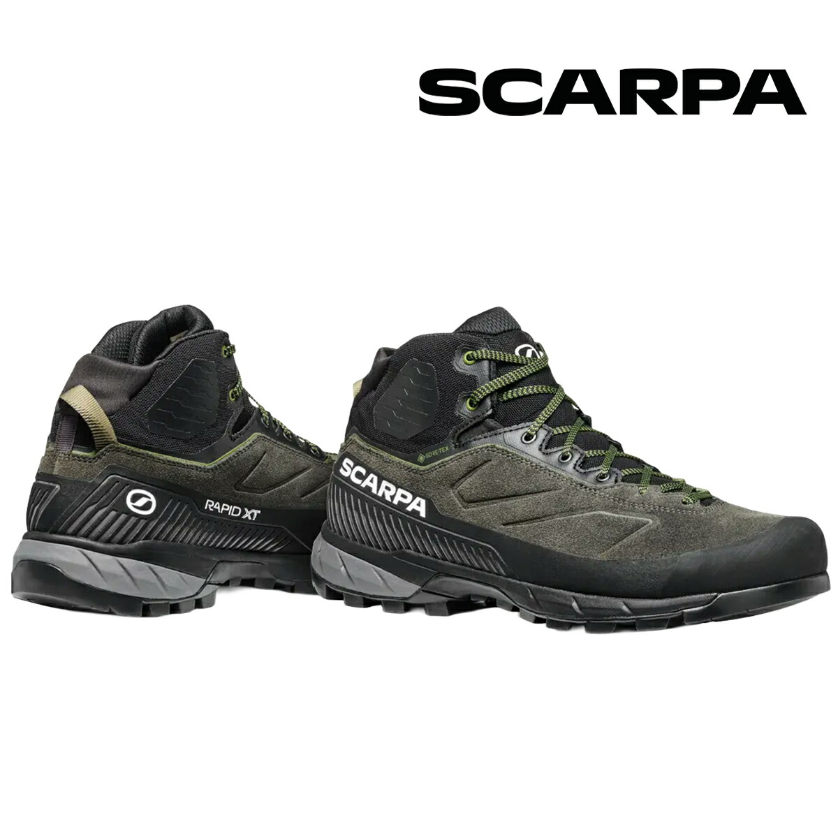 スカルパ（SCARPA）\u003cBR\u003eラピッド XTミッドGTX（RAPID XT MID GTX）SC22069\u003cBR\u003e【取りかかるシューズ ミッドカット 雨合羽 ゴアテックス ビブラム Vibram MegaGrip 山登り 山歩き クライミング スクランブリング メンズ】