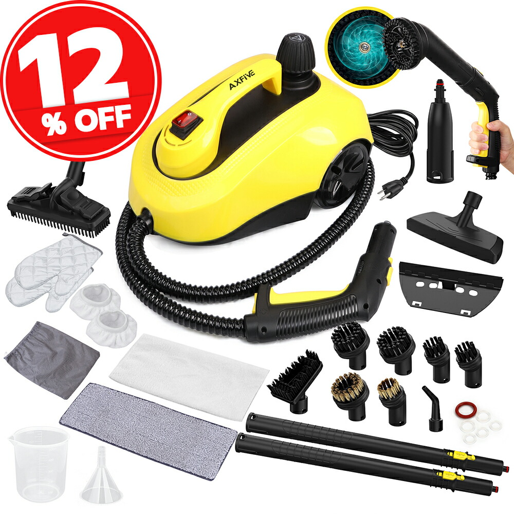 楽天市場】スチームクリーナー スチームモップ 26個付属品 160℃高温