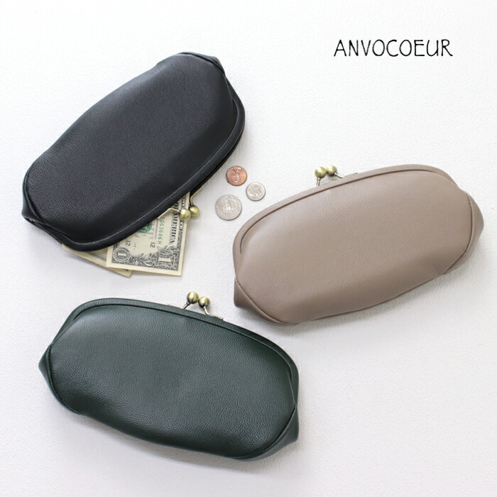 アンヴォクール ANVOCOEUR マリエッタ ロングウォレット AC22310a/AC15210 長札入れ 金入れ なめし革 本革 差し上げ物 レディース 2025秋冬 財布・ケース-レディース財布