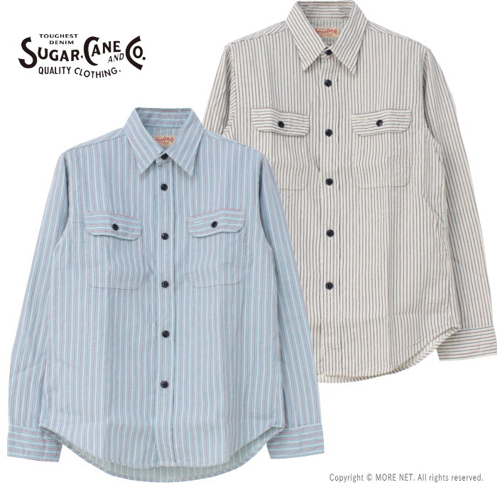 楽天市場】シュガーケーン SUGAR CANE ホワイトシャンブレー