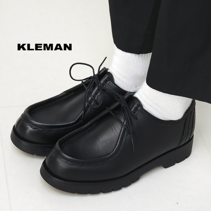 引越し前セール☆5日使用美品☆KLEMAN PADRORチロリアンシューズ41黒-