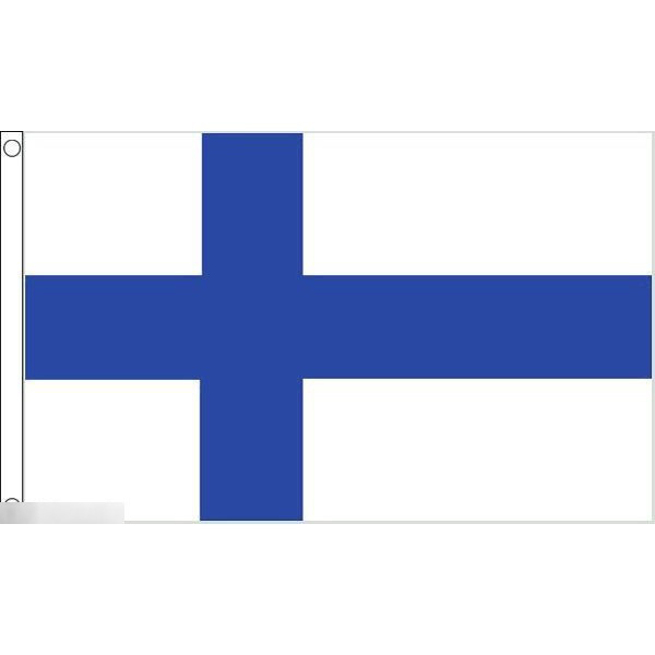 楽天市場】応援用 フラッグ フィンランド 国旗 90cm×150cm ホワイト