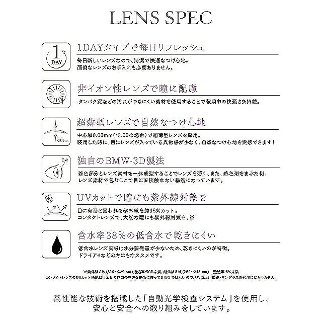 日本製 アンヴィカラコン1dayアンヴィワンデー4箱1枚 30枚入4 カラーコンタクト度なし度あり14 0mmナチュラル低含水 カラーコンタクト