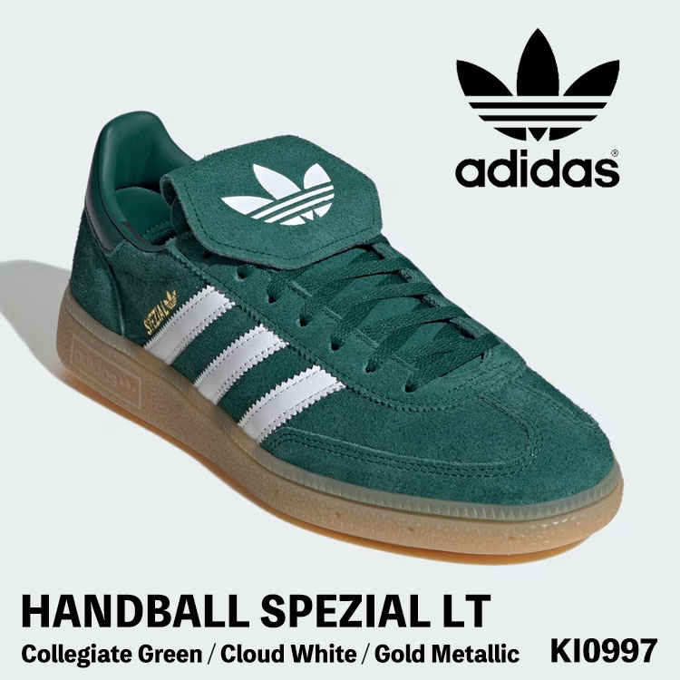 アディダス オリジナルス スニーカー adidas Originals スニーカー HANDBALL SPEZIAL LT KI0997 Collegiate Green / Cloud White / Gold Metallic ハンドボール スペツィアル 緑であること 白いこと メンズ レディース シューズ【中古】未当て嵌める品