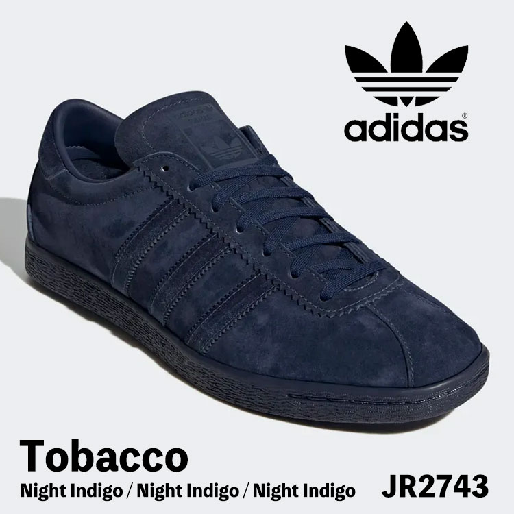 adidas スニーカー アディダス スニーカー Tobacco 葉巻きタバコ JR2743 Night Indigo / Night Indigo / Night Indigo ナイトインディゴ シューズ【中古】未当てはめる品