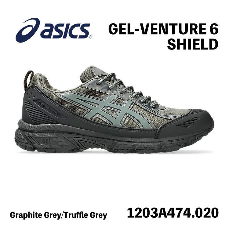 アシックス スニーカー asics GEL-VENTURE 6 SHIELD ゲル ベンチャー6 GREY グレー 1203A297-022 シューズ