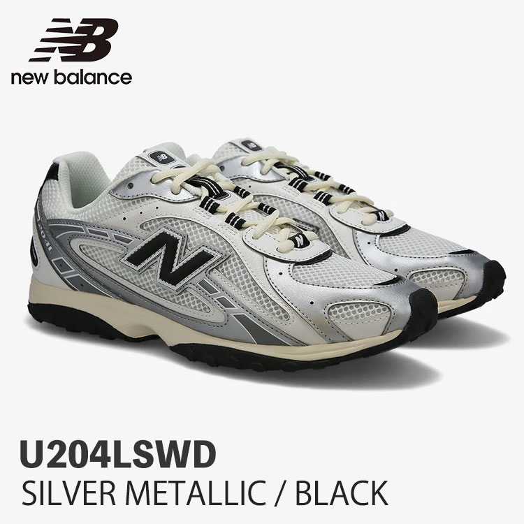 ニューバランス スニーカー 204 New Balance スニーカー U204LSWD SILVER METALLIC / BLACK シルバー メタリック ブラック シューズ【中古】未使用品|moremoa shop