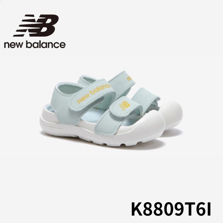 ニューバランス サンダル キッズ 子ども用 子供用 New Balance KIDS K8809T6I Mint ミント【中古】未使用品｜moremoa shop