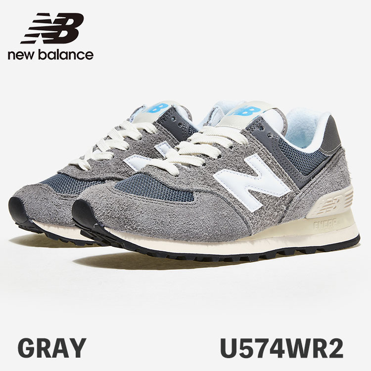 ニューバランス スニーカー 574 New Balance スニーカー U574WR2 GRAY グレー シューズ【中古】未使用品