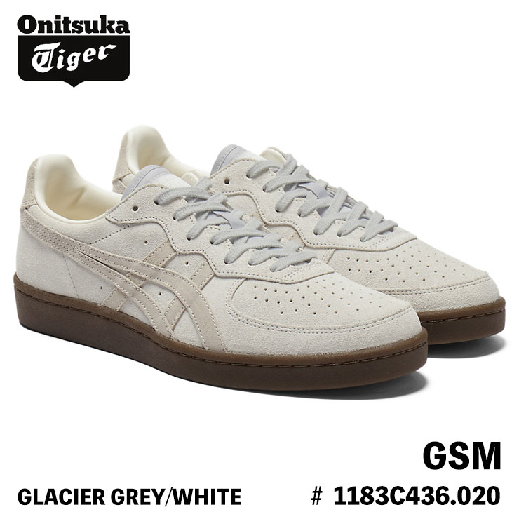 オニツカタイガー スニーカー Onitsuka Tiger メンズ レディース GSM ジーエスエム GLACIER GREY/WHITE グレイシャーグレー/ホワイト 1183C436.020 シューズ|moremoa shop