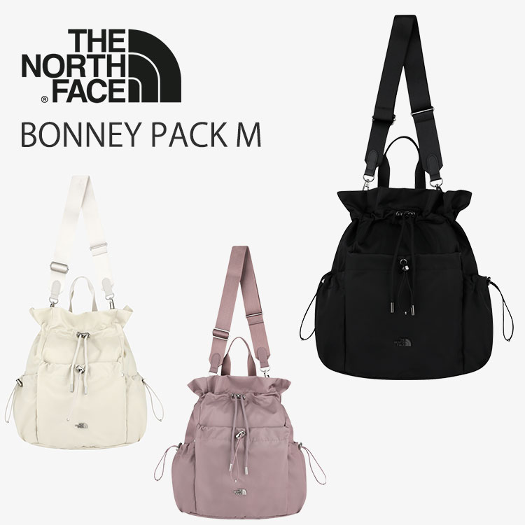 ノースフェイス バッグ レディース バックパック THE NORTH FACE BONNEY PACK M ボニーパックミディアム BLACK ブラック CREAM クリーム GRAYISH_PINK グレイッシュピンク ボニーパックミディアム NN2PR61L / NN2PR61M / NN2PR61N