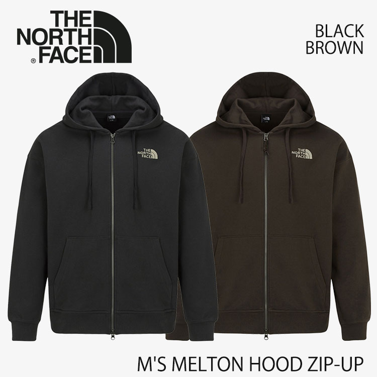ノースフェイス パーカー THE NORTH FACE パーカー M'S MELTON HOOD ZIP-UP メンズ メルトン フード ジップアップ パーカー CHARCOAL BROWN NM5PR51A/NM5PR51B ウェア(セットアップ対応可能)