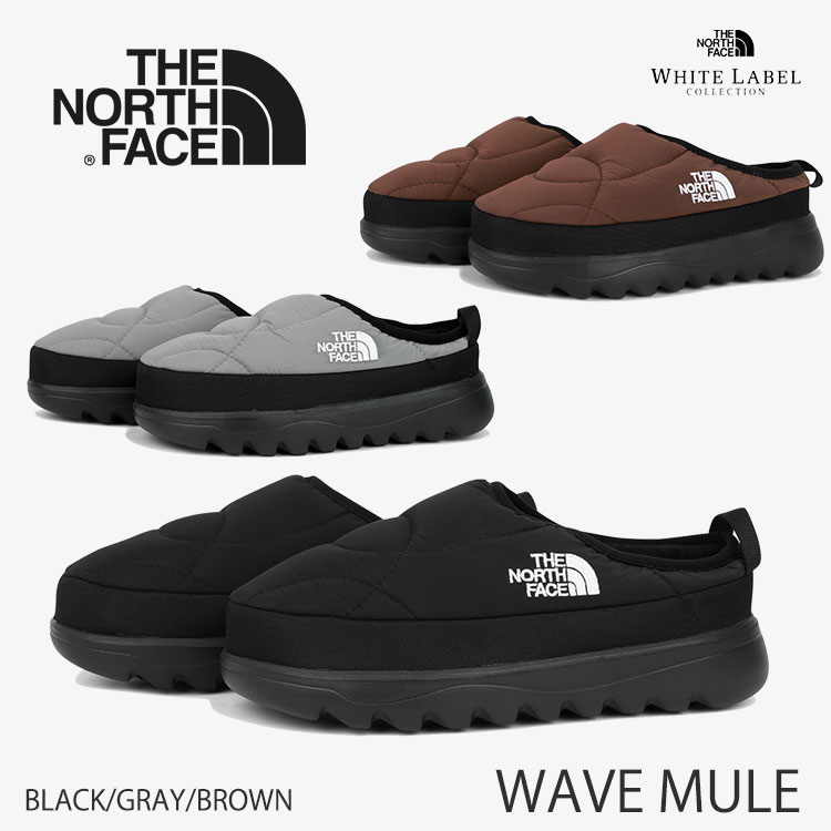 ノースフェイス ミュール THE NORTH FACE ミュール メンズ レディース WAVE MULE ウェーブ ミュール BLACK GRAY BROWN ブラック グレー ブラウン NS85R73J NS85R73K NS85R73L シューズ【中古】未使用品