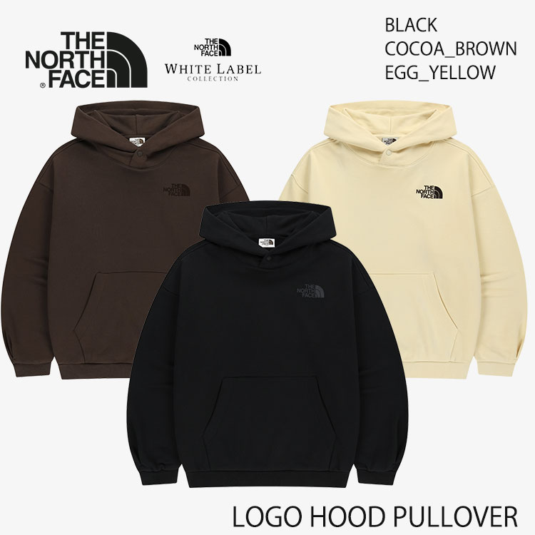 ノースフェイス パーカー THE NORTH FACE パーカー LOGO HOOD PULLOVER ロゴ フーディ プルオーバー パーカー BLACK COCOA_BROWN EGG_YELLOW ブラック ブラウン ココア エッグイエロー NM5PR52J NM5PR52K NM5PR52L