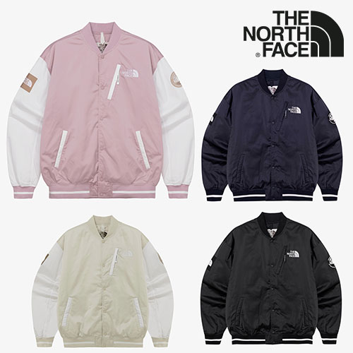 北の方人間の顔 スタジャン Womens レディース THE NORTH FACE PLAYER VARSITY JACKET NJ3NQ60L / NJ3NQ60J / NJ3NQ60K / NJ3NQ60M 御召しもの