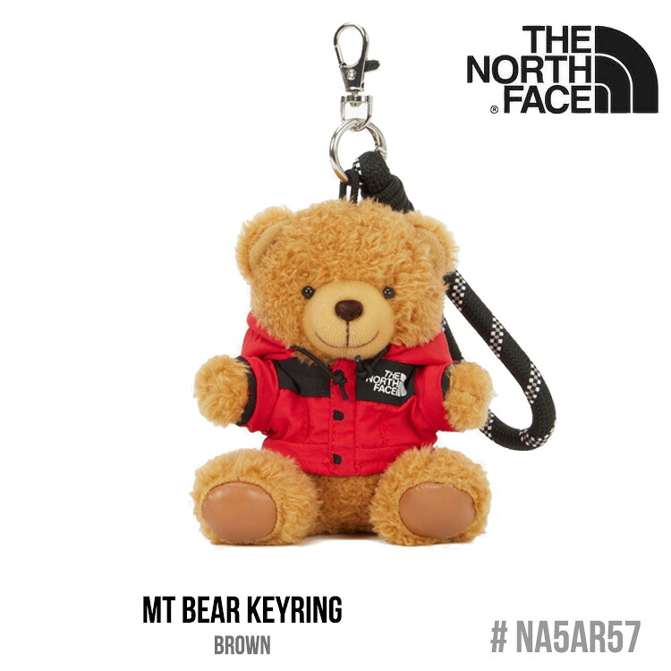 ノースフェイス キーリング THE NORTH FACE MT BEAR KEYRING MT ベア キーリング メンズ レディース BROWN ブラウン NA5AR57A ACC