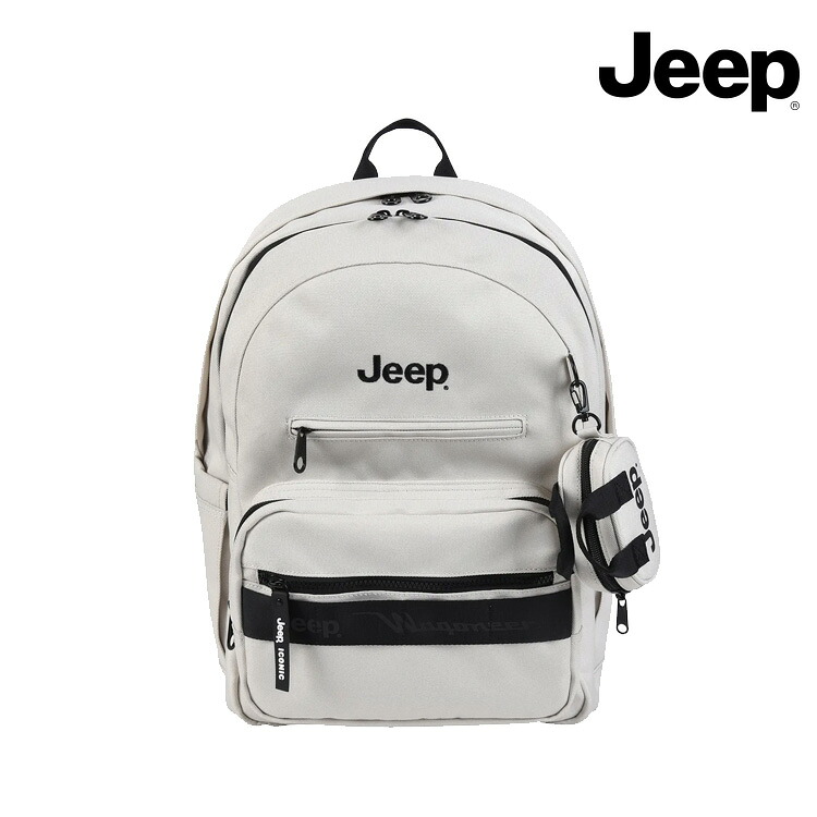 ジープ リュック Jeep メンズ レディース SG Essential Backpack SG エッセンシャル バックパック IVORY アイボリー リュック JP0GAU099IV バッグ｜moremoa shop
