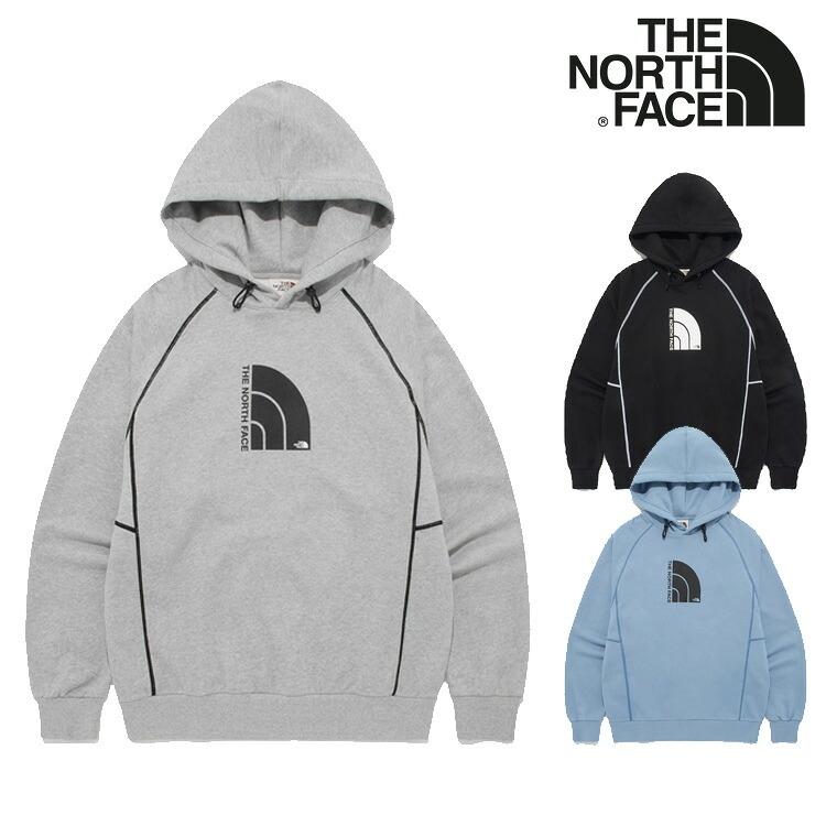 ノースフェイス パーカー THE NORTH FACE パーカー DOME LOGO HOOD PULLOVER ドーム ロゴ フード プルオーバー メンズ レディース MELANGE_GREY メランジグレー BLACK ブラック POWDER_BLUE パウダーブルー NM5PQ50J/K/L ウェア 【中古】未使用品