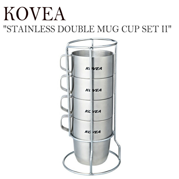 サービス コベア マグカップ カップ コップ KOVEA アウトドア 保温 保冷 真空 STAINLESS DOUBLE MUG CUP SET  III ステンレス ダブル マグ セット 2 おしゃれ シンプル 軽量 キャンプ ソロキャンプ バーベキュー シルバー KECW9JL-01 OTTD  www.tsujide.co.jp