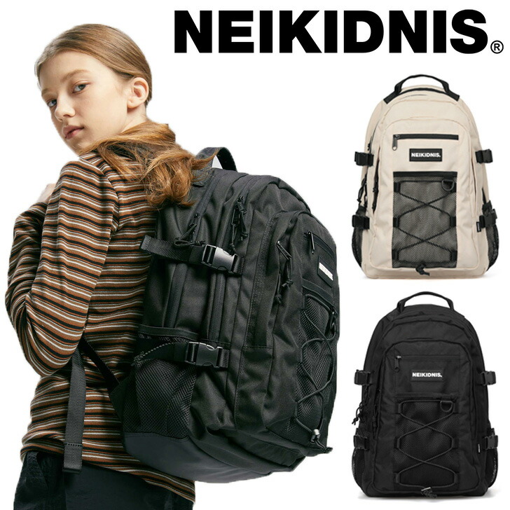 ネイキドニス 背嚢 NEIKIDNIS 定め事売りわたす店 メンズ レディース MESH STRING BACKPACK メッシュ より糸 うしろ側容器に並べる BLACK 黒いこと LIGHT 点火装置 BEIGE ベージュ NBP005-101/240 御徒面子