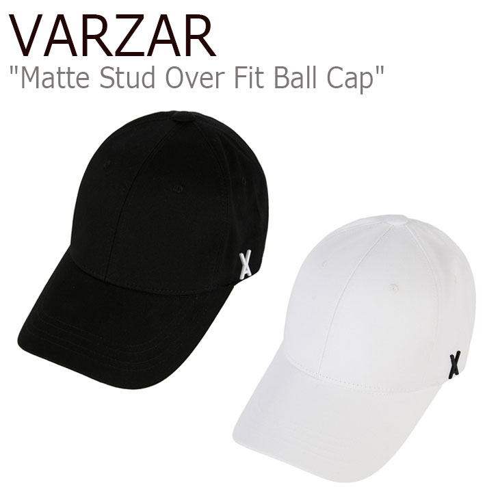 バザール キャップ Varzar メンズ レディース Matte Stud Over Fit Ball Cap マット スタッド オーバーフィット ボールキャップ Black ブラック White ホワイト Varzar645 6 Acc Fitzfishponds Com