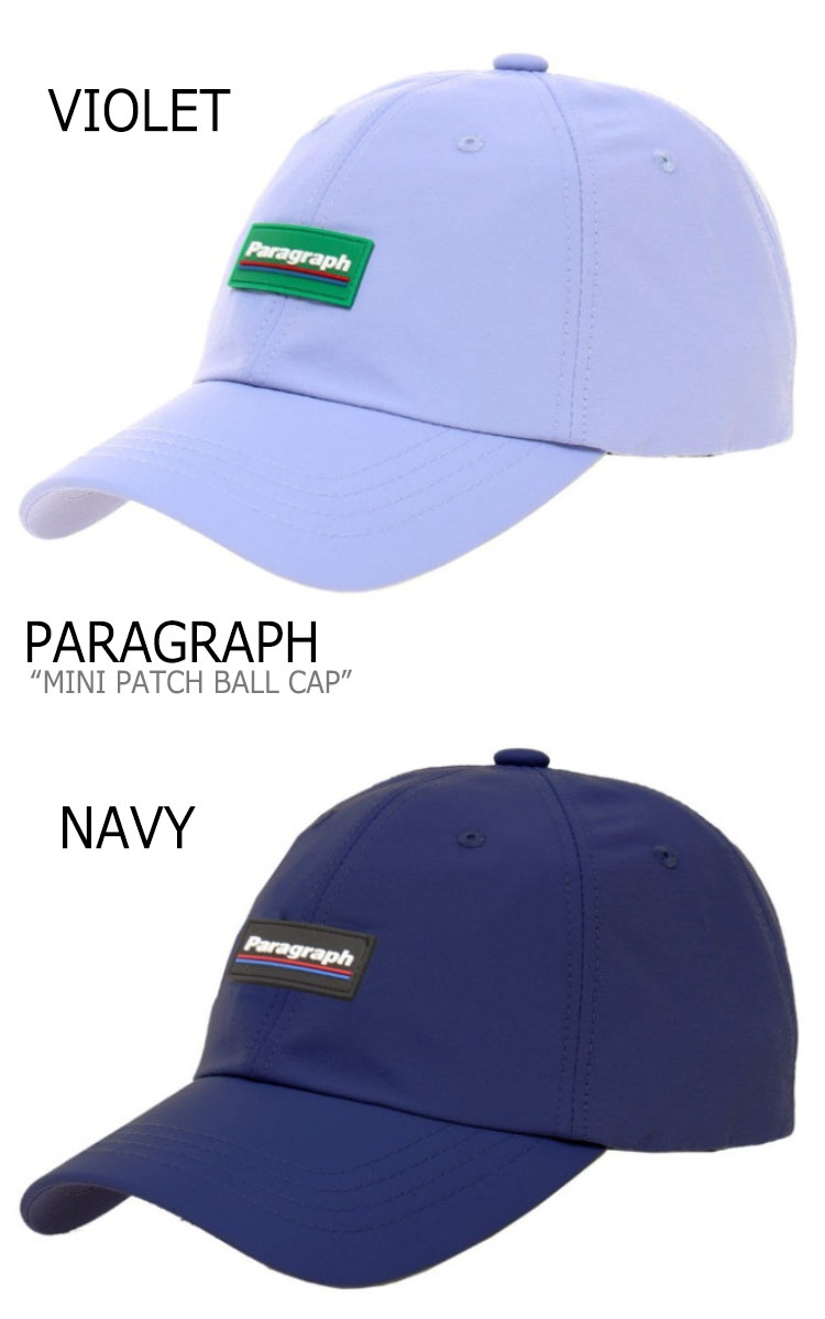 パラグラフ ボールキャップ Paragraph メンズ レディース Mini Patch Ball Cap ミニ パッチ ボール キャップ 全6色 Prg67 5628727251 Acc Mydrap Com